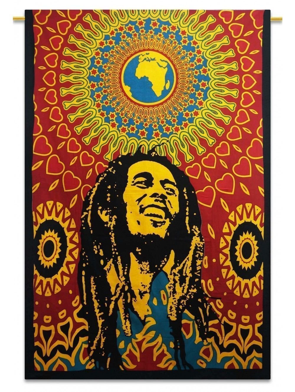Rastogi Handicrafts Cotton Tapestry Indian Goddess Indian Deity 40 X 30 Poster Size Tapestry
