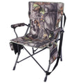 REDCAMP Oversized Hunting Chairs for Blinds, Portable Folding Camo Camping Chairs for Adults Hunting Seats with Hard Arms for Ou