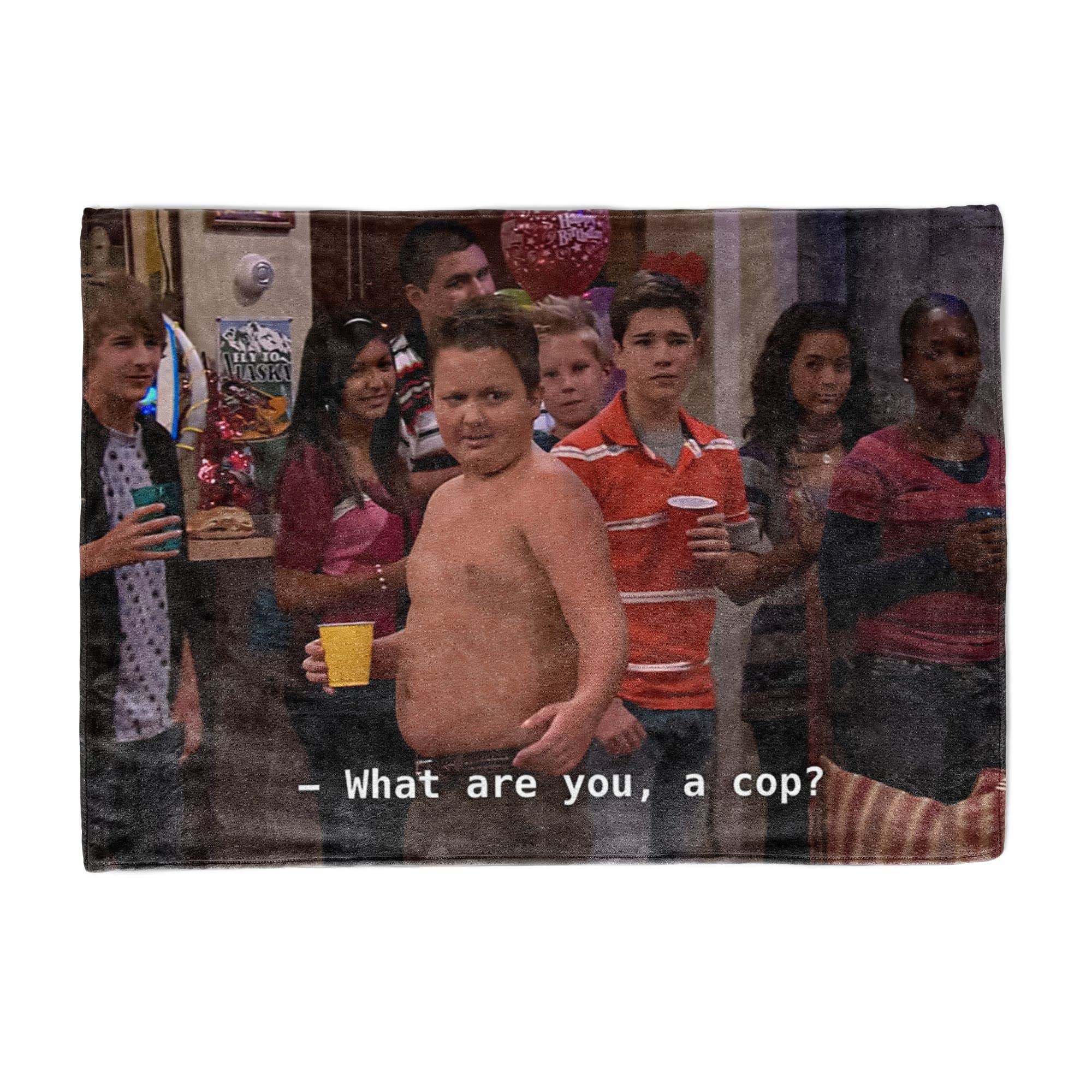 LAIX Gibby What Are You, A Cop? Tapestry, Funny Flag for College Dorm, Available In Sizes From 40 To 90, Skin-friendly Soft High