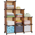 HOMIDEC Closet Organizer, 9-Cube Closet Organizers and Storage, Portable Closet Storage Shelves,Closet Organizer Storage Shelves