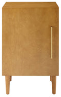 Crosley Furniture Everett Record Player Stand with Storage for Vinyl Records, Acorn