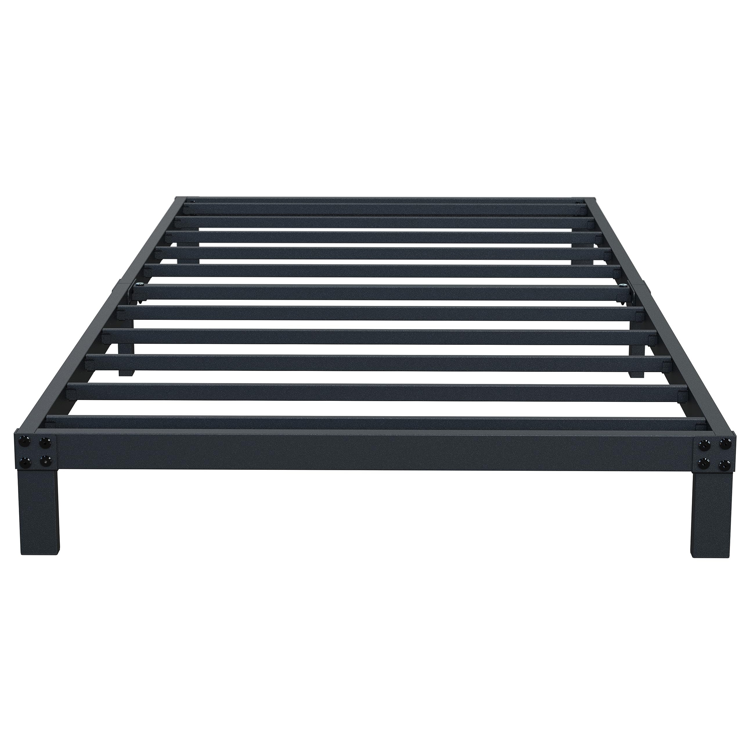 Upcanso 7 Inch XL Twin Bed Frames No Box Spring Need, Low Profile Metal Platform Twin XL Size Bed Frame, Heavy Duty Support Bedf