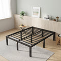 Novilla Full Size Bed Frame, 14 Inch Metal Platform Bed Frame Full Size with Storage Space Under Bed, Heavy Duty Steel Slat Supp