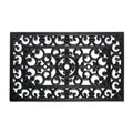 DII Rubber Doormats Collection All Weather, 18x30, Scroll