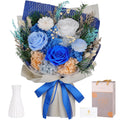 Preserved Flowers Bouquet - Forever Flowers for Delivery, Real Eternal Roses Bouquet for Mothers, Mom, Wife Anniversary Birthday