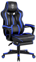 Vonesse Reclining Gaming Chair with Footrest Gaming Computer Chair with Massage Recliner Computer Chair Big and Tall Gaming Chai
