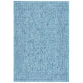SAFAVIEH Courtyard Collection 53 x 77 Aqua/Navy CY8680 Indoor/ Outdoor -Waterproof Easy -Cleaning Patio Backyard Mudroom Are