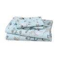Beatrice Home Fashions Coastal Print Microfiber Sheet Set, Soft, Comfy, 12 Deep Pockets, Queen, Oceanside Sea