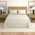 Great Bay Home 4-Piece Full Coastal Microfiber Sheet Set - Nautical-Printed, Ultra-Soft Sheets - Beach-Themed Bedding Sheets & P