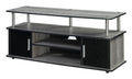 Convenience Concepts Designs2Go Monterey Stand Family Entertainment Center with Storage Cabinets and Shelves, Modern TV Console 