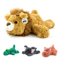 YOUBLEK 16 | 2 Pounds Yellow Lion Weighted Stuffed Animals,Sensory Comfort Plush Throw Pillow Toy,Kawaii Plushies Hugging Toy Gi