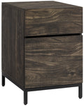 Crosley Furniture Jacobsen File Cabinet for Home Office Organization and Filing Storage, Brown