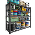 Storage Shelves Heavy Duty, 48 L x 18 W x 72 H Garage Wire Shelving Unit Loads 2800LBS, 5-tier Adjustable Metal Industrial Utili