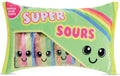 iscream Play with Your Food! Super Sours Strawberry Scented Fleece Play Pillow Set with Embroidered Accents