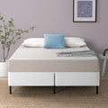 ZINUS No Assembly Metal Box Spring, 9 Inch White Mattress Foundation, Sturdy Metal Structure, Split Queen