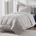 Nestl 5 Piece Twin XL Comforter Set - Linen Reversible Bed in a Bag - Complete Twin XL Size Bedding Set with Sheets, Pillowcase 