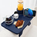 Nnewvante Couch Cup Holder,3 in 1 Large 15.36x9.85 Bamboo Couch Tray Armrest Sofa Arm Clip on Tray with 360Rotated Phone/Drink H