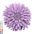 Contempo Lifestyles Flower Decorative Pillow - 3D Daisy Flower Pillow, Sunflower Throw Pillow -14.5 x 13 inch Round Decor Pillow