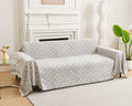 AIVIA Couch Cover Sheet Blanket, Oversized Couch Covers for 3-4 Cushion High Backed High Backrest Sofa, Extra Large Furniture De