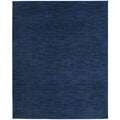 Nourison Essentials Indoor/Outdoor Midnight Blue 7 x 10 Area Rug, Easy Cleaning, Non Shedding, Bed Room, Living Room, Dining R