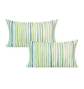 All Smiles 12 x 20 Lumbar Throw Pillow Covers Set of 2 Outdoor Sage Green Decorative Spring Summer Decor Cushion Cases Garden Su