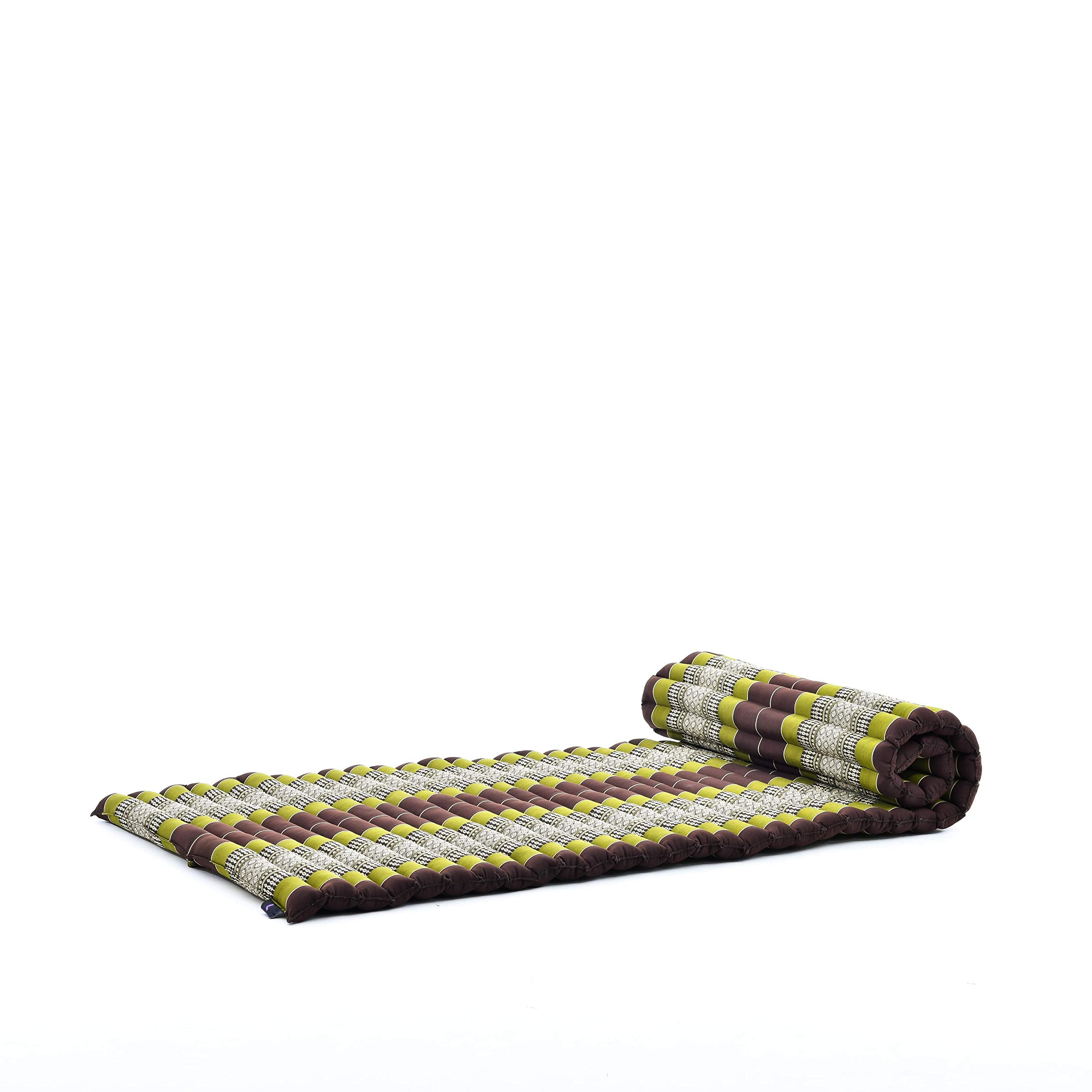 Leewadee - Foldable Floor Mattress - Japanese Roll Up Futon -Trifold Tatami Mat- Guest Floor Bed - Camping Mattress - Thai Massa