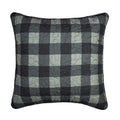 Donna Sharp Throw Pillow - Bear Walk Plaid Lodge Decorative Throw Pillow with Plaid Pattern - Square