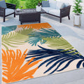 Rugshop Lucca Contemporary Floral Indoor/Outdoor Area Rug 33x5 Multi