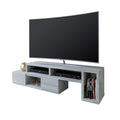 Adjustable TV Stand for 75 Inch TV, Modern TV Stand for Living Room with Storage, Expandable Base Entertainment Center Fits Scre