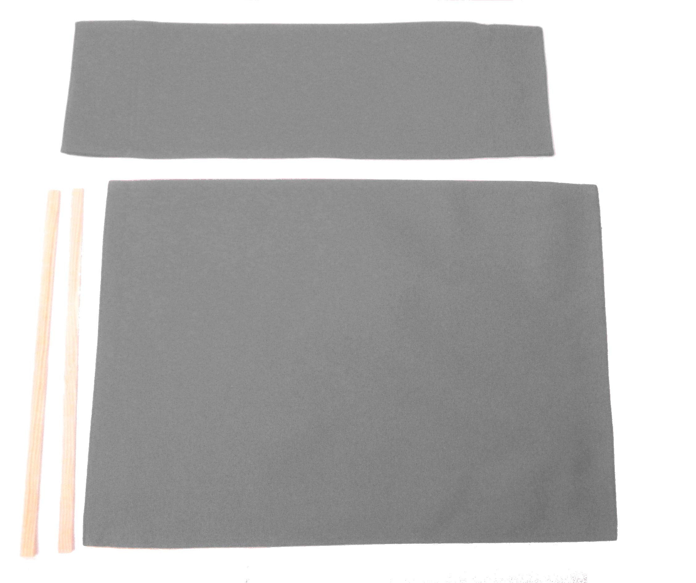 Replacement Cover Canvas for Directors Chair (Flat Stick) (Grey)