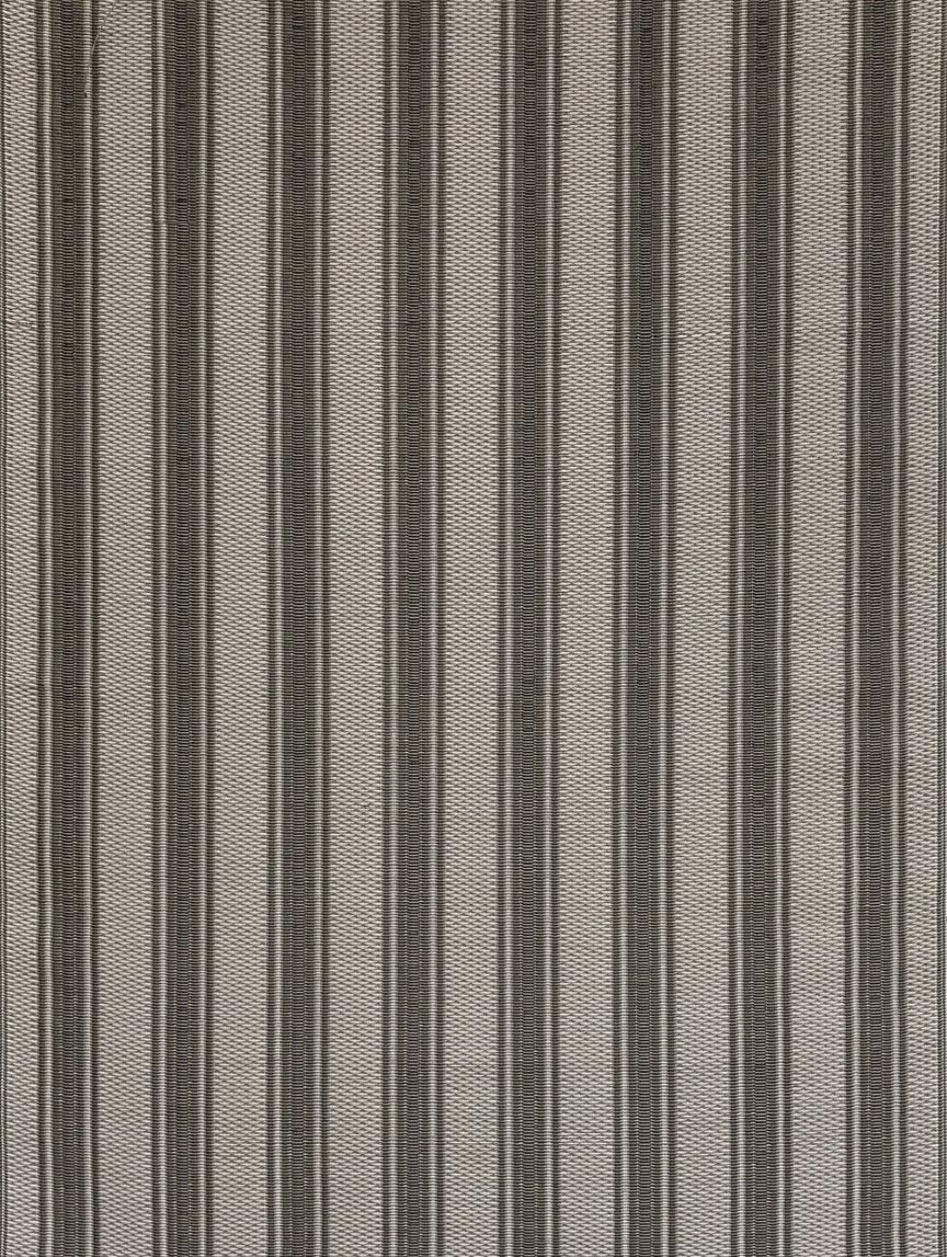 Mad Mats Geometric Outdoor Rug, Reversible Plastic Mat (4 x 6, Vertical Stripe - Beige)