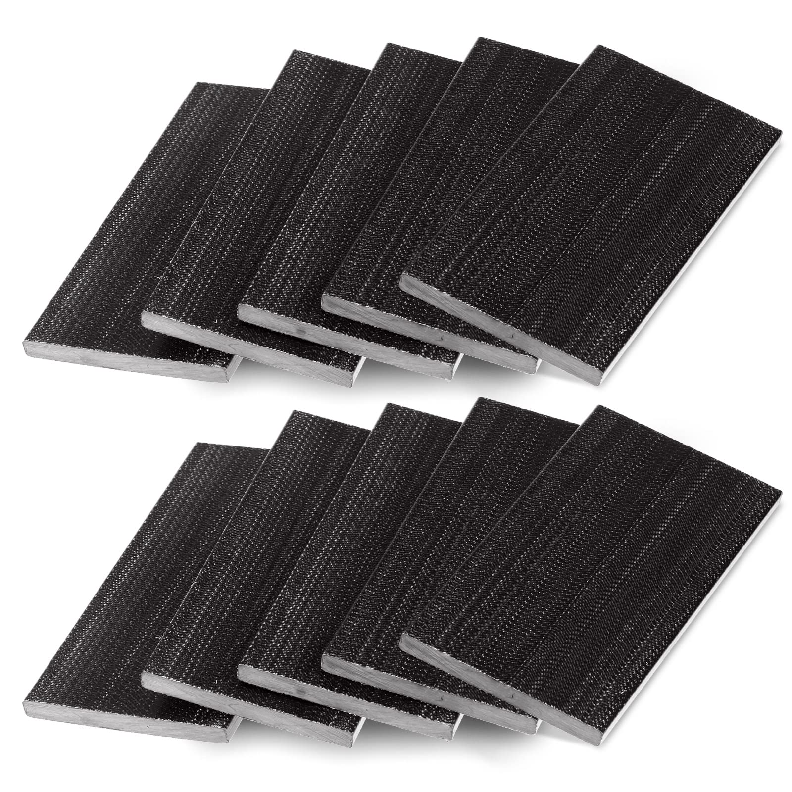 Tondiamo 10 Pcs Patio Chair Spring Plates Black Swivel Rocker Fiberglass Spring Plates Replacement Parts for Universal Outdoor P