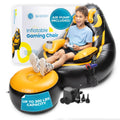 Qadory Gaming Chair for Kids- Air Pump Included 2-in-1, Inflatable Gaming Chair- Kids Gaming Chair- Gaming Bean Bag Chair- Gamer