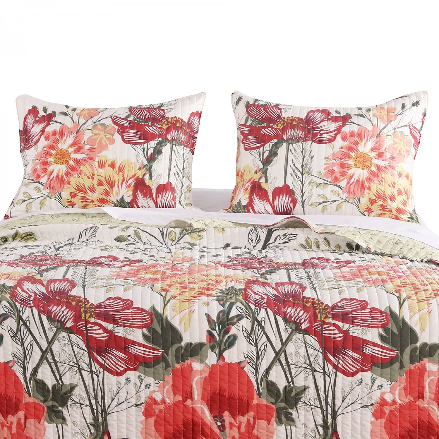 Barefoot Bungalow Meadow Pillow Sham, Standard, Multicolored