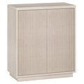 Henn&Hart Alston Accent Cabinet, 28 Wide, Alder White