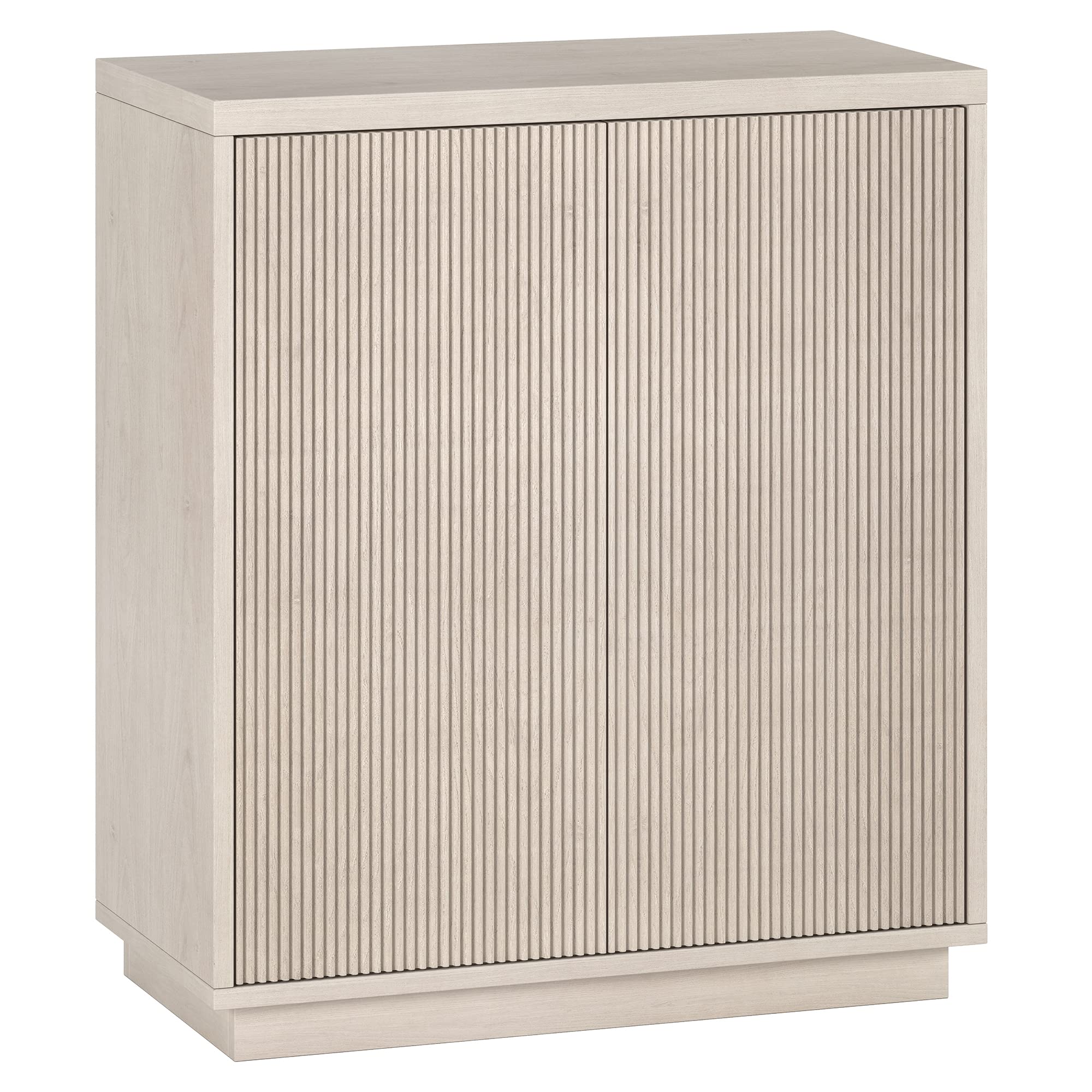 Henn&Hart Alston Accent Cabinet, 28 Wide, Alder White