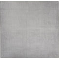 Nourison Essentials Indoor/Outdoor Silver Grey 9 x Square Area Rug, Easy Cleaning, Non Shedding, Bed Room, Living Room, Dining 