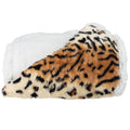 Lavish Home Tiger Fleece Sherpa Throw Blanket-Ultra Soft Plush Bed, Sofa or Couch 50 x 60 Set of 1