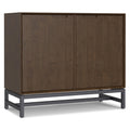 SIMPLIHOME Banting 2 Door Sideboard Buffet, 42 inch, Walnut Brown