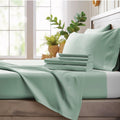 Bamboo Bay 4 Piece King Size Sheets Set - 100% Viscose Made From Bamboo Sheets King Size - Ultra Soft Cooling Sheets For Hot Sle