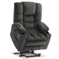 MCombo Triple Motor Power Lift Recliner Chair with Massage and Heat for Petite Elderly People, Adjustable Headrest, Infinite Pos