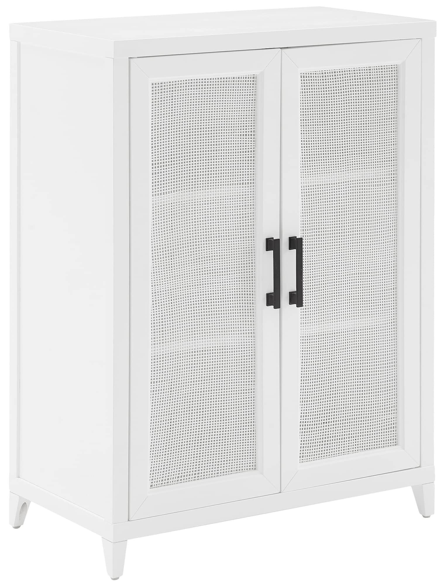 Crosley Furniture Milo Stackable Pantry Storage Cabinet with Shelves, Kitchen, Dining, or Laundry Room, White