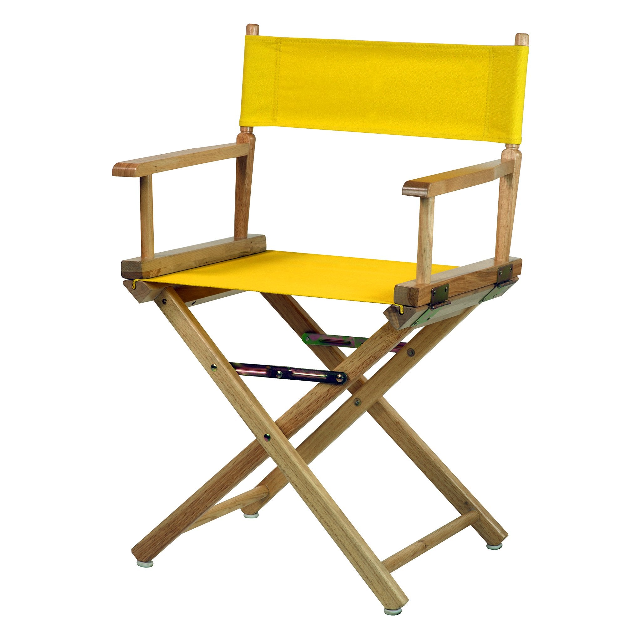 Casual Home 200-00/021-34 Directors Chair 18 - Classic Height Natural Frame/Gold Canvas