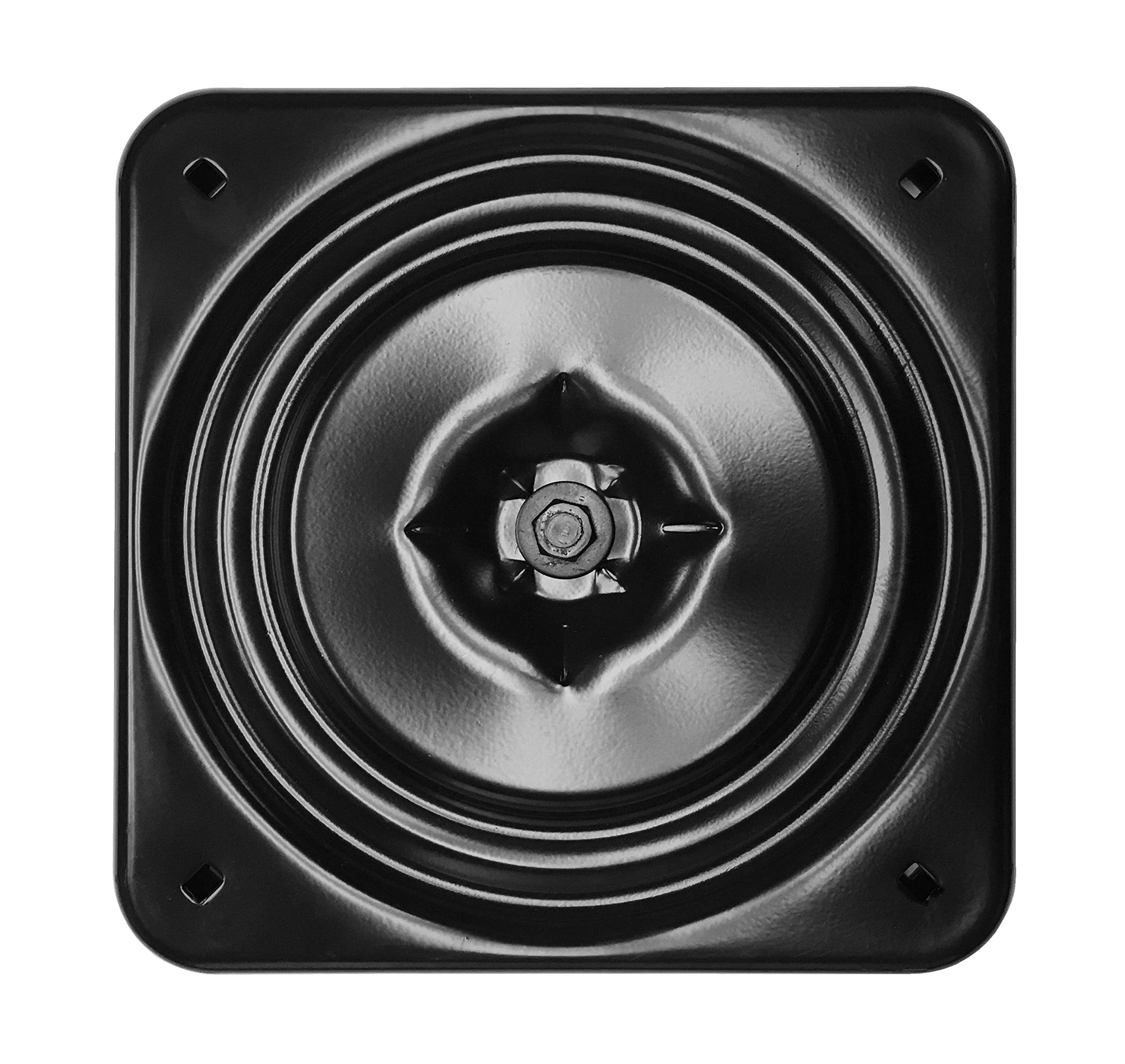 10.25 Square Swivel Replacement for Recliner Chair or Furniture - Ball Bearing Swivel Plate Mechanism - Flat - S1235-1
