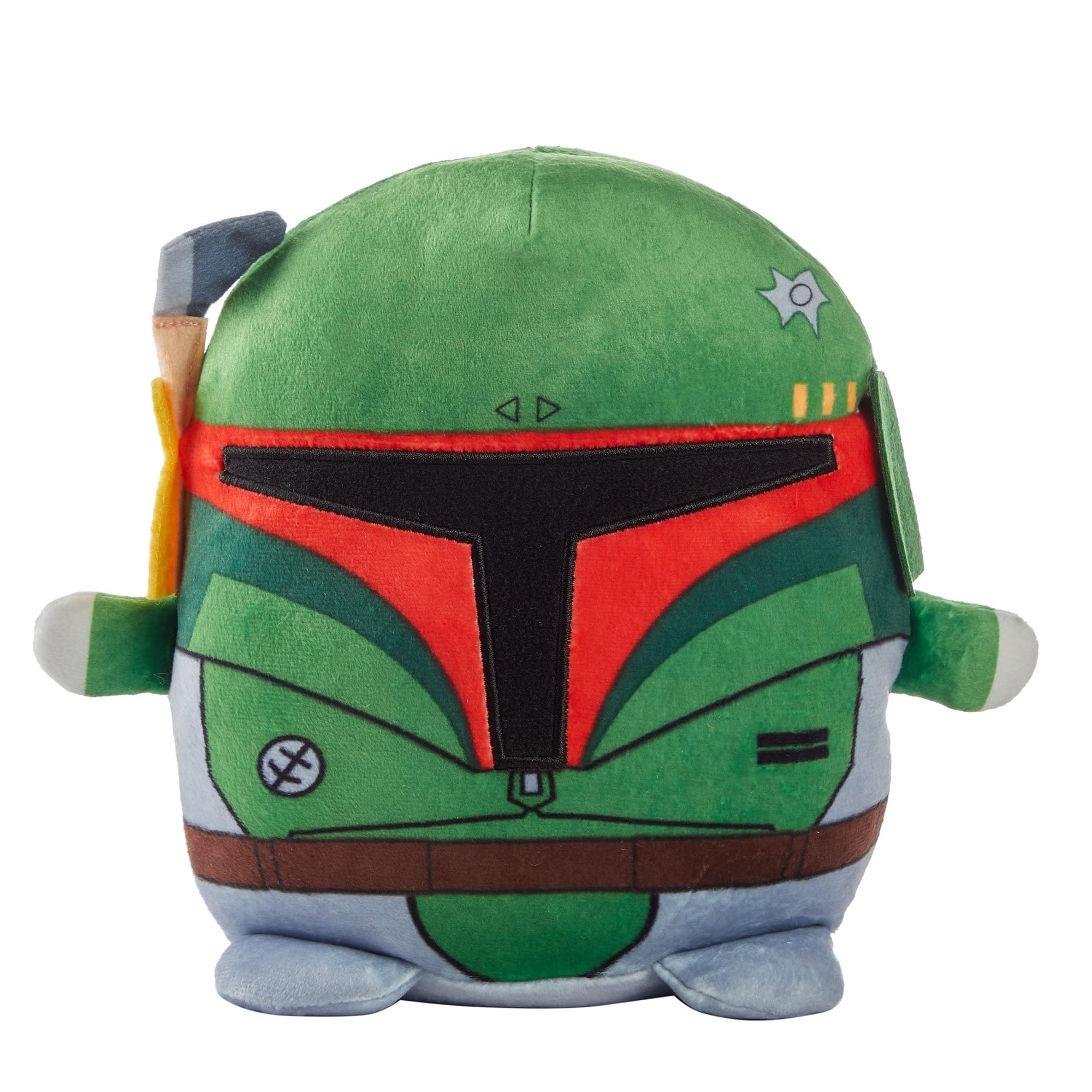 Star Wars Cuutopia 10-inch Boba Fett Plush, Soft Rounded Pillow Doll, Collectible Gift for Kids & Fans Ages 3 Years Old & Up inc