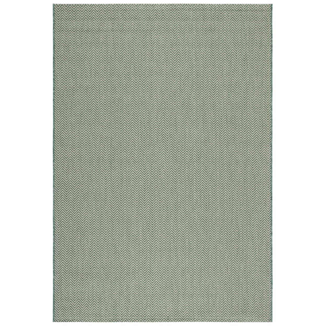 SAFAVIEH Courtyard Collection Accent Rug - 2 x 37, Dark Green & Beige, Non-Shedding & Easy Care, Indoor/Outdoor & Washable-Ide