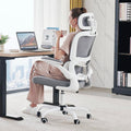 TRALT Office Chair Ergonomic Desk Chair, 330 LBS Home Mesh Office Desk Chairs with Wheels, Comfortable Gaming Chair, High Back O