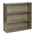ECR4Kids Streamline 3-Shelf Storage Cabinet, 36in, Kids Bookshelf, Grey Wash