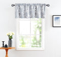 Fmfunctex Valance Curtain for Kitchen Windows/Bathroom/Living Room/Bedroom, Blossom Blackout Window Valance Thermal Insulated Ro