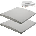 moonoom 22x22 Couch Cushion Support, Grey Sofa Cushion Sagging Repair, Curved High Density Foam Replacement for Furniture Saggin